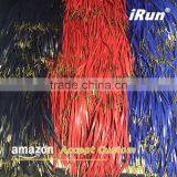 Gold/Silver Metal Tips PU Leather Laces Official Faux Sheepskin Flat Shoelaces Italian Goatskin Shoes Strings for Martin Boots thumbnail-5