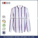 Fashionable Ladies Strip Viscose Casual Formal Blouse And Pants thumbnail-1