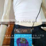 Thai Silk Handmade Coin Purse Wallet Money Bag Shoulder Bag thumbnail-1