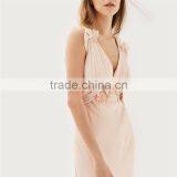 2017 Summer Hot Sale Embroidered Applique Long Prom Dress for Ladies thumbnail-3