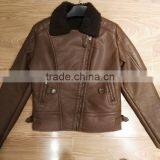 Lady pu Leather Jacket/motorcycle Blazer #PL8924 thumbnail-1