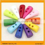 Hot Sale Colorful Fancy Resin Material Buffalo Horn Toggle Button For Coat thumbnail-1