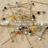 Factory Price Colored 38mm Glass Head Ball Pins thumbnail-2