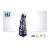 Christmas POP Cardboard Hook Display For Phone Card , Carton Floor Display