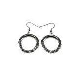 Womens Stainless Steel Big Drop Hook Earring, ODM Eco-friendly SGS E059 Fish Hook Earrings For Prom