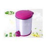 Colorful Foot Operated Bin Garbage Bin With Pedal Yellow For Toilet thumbnail-1