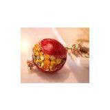 Accessories Takamatsu Granules Red Pomegranate Lucky Car Keychain Bags Hangings Gift