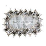 White Lace Round Rectangular Placemats and Coaster thumbnail-6