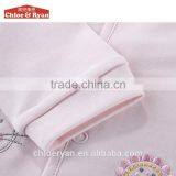 100% Cotton Long Sleeve Clothes Baby Girl Sleep Pink Infant Dresses thumbnail-3