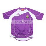 Lady ourside sport training V neck purple soccer jersey