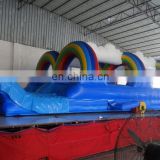 Hot sale ocean theme giant inflatable water slide with long slideway