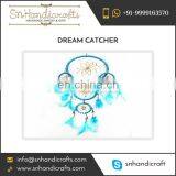 Sky Blue Coloured Beautiful Feather Dream Catcher From Top Rated Manufacturer thumbnail-1