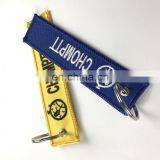 Wholesale Embroidery Tags Custom Flight Keychains thumbnail-6