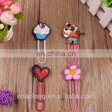 Custom Soft Pvc Personalized Logo Bookmark/book Marks for Kids Used