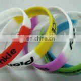 Cheap Debossed Full Color Funny Silicone Wristbands thumbnail-3