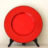 Plastic Charger Plate,christmas Decoration Plate Charger Plate Made in China YF-60056 thumbnail-4