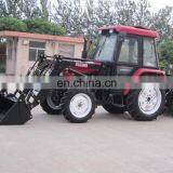 45HP Cheap Farm Tractor for Sale, Wheel Tractor With Front Loader and Backhoe thumbnail-2