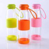 High Grade Borosilicate Glass Water Bottle with tea infuser