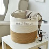 2020 hot selling new cotton storage basket organizer basket cloth storage woven storage basket