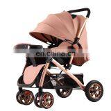 Hot Sale High Landscape Baby Stroller Lightweight Foldable Pram Pushchair thumbnail-2