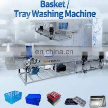 Tunnel Type Vegetable Basket Cleaning Machine Laboratory Washing Rack for Rabbit Animal Cage Industrial Crate Basket Cleaner thumbnail-5
