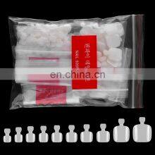 Professional False Artificial Acrylic False Toe Nails Tips  500 Pcs/pack Toenails Foot Manicure Nail Tool