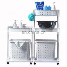 2021 new products 2 tier laundry hamper basket bathroom laundry hamper high quality trending bathroom laundry basket