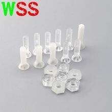 Plastic Countersunk Screw Bolt M6 Cross Recessed Flat Countersunk Head Screw