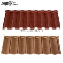 Professional Back Red And Grey Roof Tile Moisture-Resistant Stone Coated Roof Tile Roofing Metal Sheets thumbnail-2