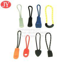 Custom Rubber PVC Zipper Puller 3mm Polyester Rope With Zipper Head Zipper Slider Cords thumbnail-5