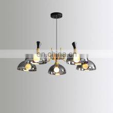 Nordic Bubble Glass Chandelier Modern Simple Creative Restaurant Bar Stair Duplex Glass Chandelier thumbnail-2