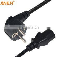Anen Ac Extension Euro Standard Waterproof Right Angle Plug Iec C13 Eu Power Cord Plug thumbnail-4