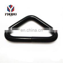 Fashion High Quality Metal Thick Black Triangle Ring thumbnail-5