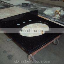 Galaxy Black Countertop Kitchen, Polished Stone Countertop thumbnail-5