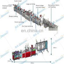 Disposable Automatic Face Mask Making Machine/ N95 Kn95 Fpp2 Mask Making Equipment thumbnail-3