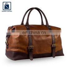 Vintage Style Made Impressive Quality Sports Leather Men Duffel Bag thumbnail-3