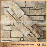 Sesame Yellow Slate Stone Wall Cladding With Cement Back,Sesame Yellow Slate Ledge Stone Veneer thumbnail-1