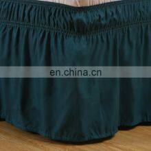 Amazon Hotsale Easy Fit Wrap Around Elastic America Style Bed Cover Skirt Bed Skirts For Home thumbnail-5