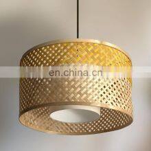 Hot Sale Bamboo Pendant Lamp Wicker Light Hanging Shade Handmade Minimal Bohemian Woven Ceiling High Quality Vietnam Supplier thumbnail-3