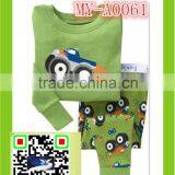 Lovely Cute Walmart Girl's Cotton Parallel Pajamas MY-A0060 thumbnail-2