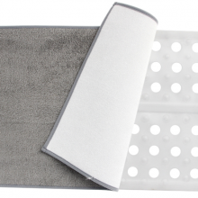 2023 new item of detachable and anti-slip bath mat,PVC backing,Mat washable