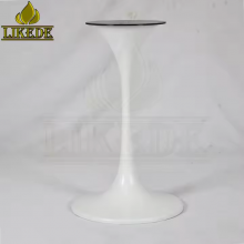 White Metal Trumpet Table Leg and Tea Table Leg Coffee Table Leg thumbnail-3