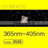 Newest beads 3535 Ultraviolet UV 3W LED chip epistar light source with 365nm FACTORY