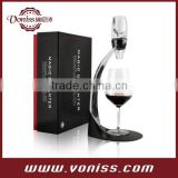 Simple Classical Wine Aerator Set,unique wine decanter set With Folding Box Packing, 8 piece parts