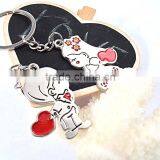 Personalized Couple Keychain Boy and Girl Kiss Cheap Metal Keychains Quality Choice thumbnail-2