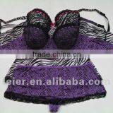 PLUS SIZE BRA/THONG SET