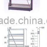 Metal Adjustable Shelves Commercial Book Rack