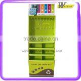 New Design Hot Sale Cardboard Display Shelf With Plastic Hook for Handbag