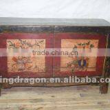 Chinese Antique Furniture Pine Wood Mongolia Cabinet