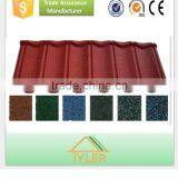 First Class Against Heavy Rain Colorful Stone Coated Metal Roof Tile
